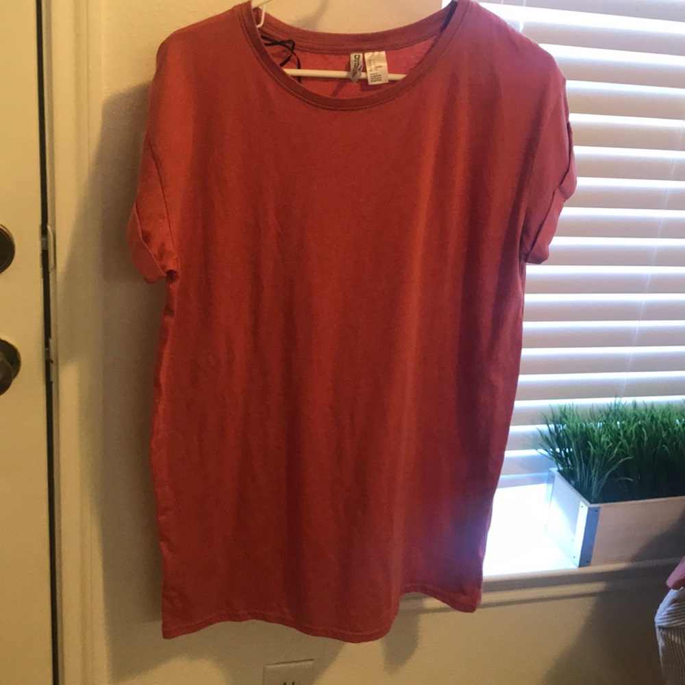 Peach T-Shirt Dress